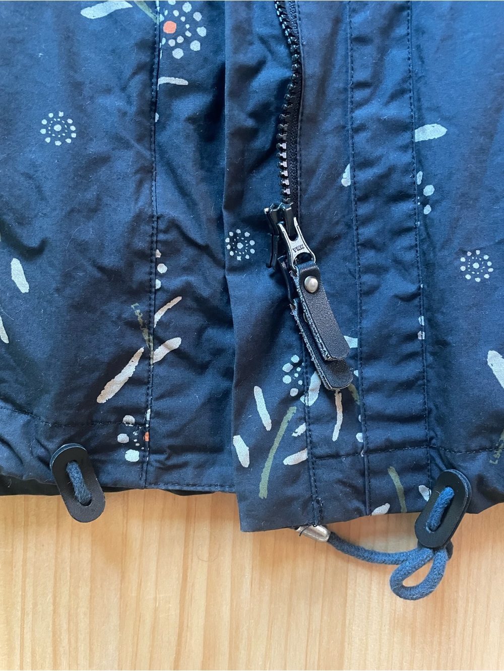 Gudrun Sjoden Black Floral Hooded parka - Picture 3 of 10